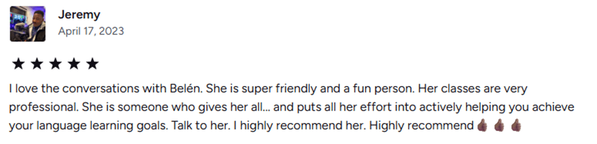 Review from Jeremy - 5 stars